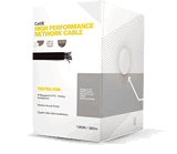 EP-CAT-5E-V2/100M :: Bobina de 100 Mts. de Cable UTP Linked PRO Cat 5E CCA (Cobre Revestido de Aluminio) para Voz, Datos, Video CCTV Anal&oacute;gico y MegaPixel para Instalaciones Interior/Exterior Color Exterior Gris