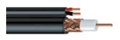 RG59V :: Metro de Cable Coaxial Siam&eacute;s para Video con Par de Alimentaci&oacute;n