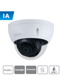 IPC-HDBW3441E-AS-S2 :: C&aacute;mara IP DAHUA tipo Domo 4 Megapixel (2688 x 1520) 2.8 mm H.265+ WDR Real (120 dB) para Exterior IP67 Antiv&aacute;ndalica (IK10) Starlight (baja iluminaci&oacute;n). AUDIO y ALARMA: 1 Entrada / 1 Salida