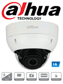 IPC-HDBW7442H-Z4 :: C&aacute;mara IP DAHUA 8 Megapixel (3840 x 2160) Lente Motorizado Varifocal 8 a 32 mm H.264 Tipo Domo WDR Real (140 dB) PoE 802.3af para Exterior IP67 Antivandalico (IK10) Ranura Slot para memoria MicroSD de hasta 256 GB IR 80 mts