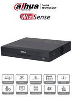 XVR5104HS-4KL-I3 :: DVR DAHUA WizSense 4K (8 Megapixeles) 4 CH H.265+ Pentahibrida HDCVI/AHD/TVI/CVBS/IP - 4  CH IP Extra o Hasta 8 CH IP Salidas de Video: VGA (1080p) y HDMI (4K) SMD PLUS. 1CH Reconocimiento Facial y Protecci&oacute;n Perimetral