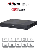 XVR5216AN4KLI3 :: DVR DAHUA WizSense 4K (8 Megapixeles) 16 CH H.265+ Pentahibrida HDCVI/AHD/TVI/CVBS/IP - 16  CH IP Extra o Hasta 32 CH IP Salidas de Video: VGA (1080p) y HDMI (4K) SMD PLUS. 2 CH Reconocimiento Facial y Protecci&oacute;n Perimetral. Soporta Hasta 2 Discos Duros SATA