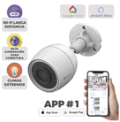 CS-C3TN :: C&aacute;mara Bala EZVIZ 2 Megapixel Lente 2.8 mm &aacute;ngulo de visi&oacute;n horizontal 106 grados WiFi 802.11b/g/n IR 30 mts. dWDR P2P Detecci&oacute;n de Movimiento Grabaci&oacute;n en Nube para Exterior