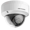 DS2CE57U1T-VPITF :: C&aacute;mara Tipo Domo Antivand&aacute;lico HIKVISION TurboHD 8 MP (3840x2160) D&iacute;a y  Noche Real ICR Lente FIJO 2.8 mm IR Inteligente Smart IR EXIR hasta 30 m para Exterior IP67 dWDR DNR Color Blanco