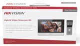 DS-KIS303-P :: Kit Videoportero HIKVISION Hibrido (IP a 4 Hilos) con Monitor Touch 7" a Color Manos Libres para Interior, RJ45, WiFi 802.11 bgn y Frente de Calle con C&aacute;mara a Color 2 Megapixel (1980 x 1080) Met&aacute;lico para Exterior