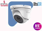 THC-T150-M :: C&aacute;mara Turret TurboHD 5 Megapixel / 85 Grados de Visi&oacute;n / Lente 2.8 mm / IR EXIR 20 mts / TVI-AHD-CVI-CVBS / Para Exterior (IP66) / Met&aacute;lica