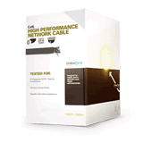 PRO-CAT-6 :: Bobina de 305 Mts. de Cable Linked PRO Cat 6 para Voz, Datos, Video CCTV Anal&oacute;gico y MegaPixel para Interior Color Exterior Azul