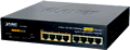 GSD804P :: Switch PoE PLANET 8 Puertos Gigabit Ethernet 10/100/1000 4 Puertos PoE 802.3af 15.4 Watts por Puerto