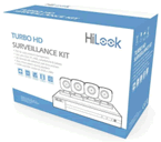 HL28LQKITS-M :: Kit HiLook by HIKVISION 1 DVR DVR-208G-F1 8 CH 1080P LITE + 4 C&aacute;maras Bala THC-B120-MC 1080P 2.8 mm Met&aacute;licas IP66 + 4 Rollos de 18 mts. de Cable Siam&eacute;s + Fuente de Poder para las 4 C&aacute;maras
